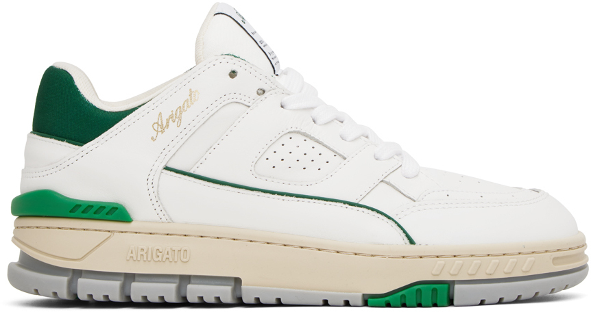 Axel Arigato White Green Area Lo Sneakers Axel Arigato