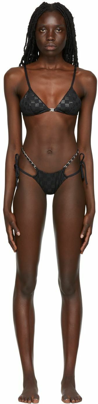 MISBHV Black Chain Monogram Bikini MISBHV