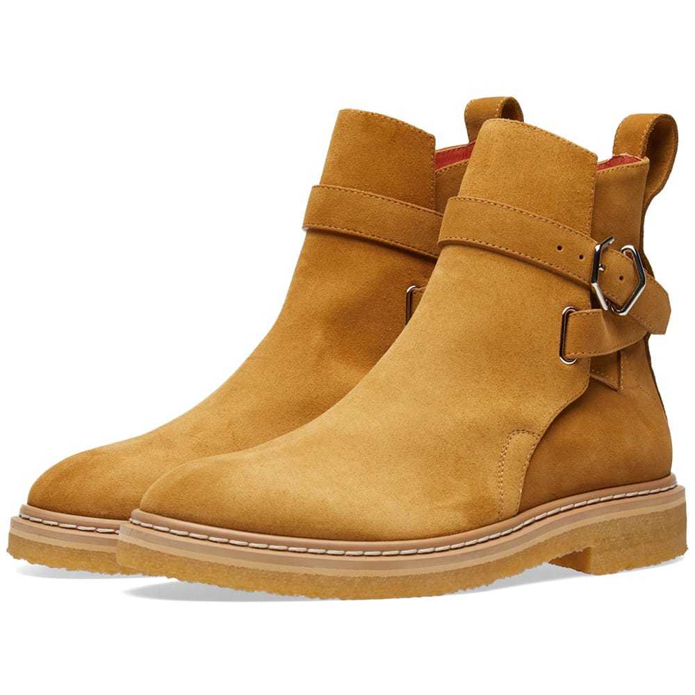 Acne Studios Julian Suede Crepe Boot Brown Acne Studios