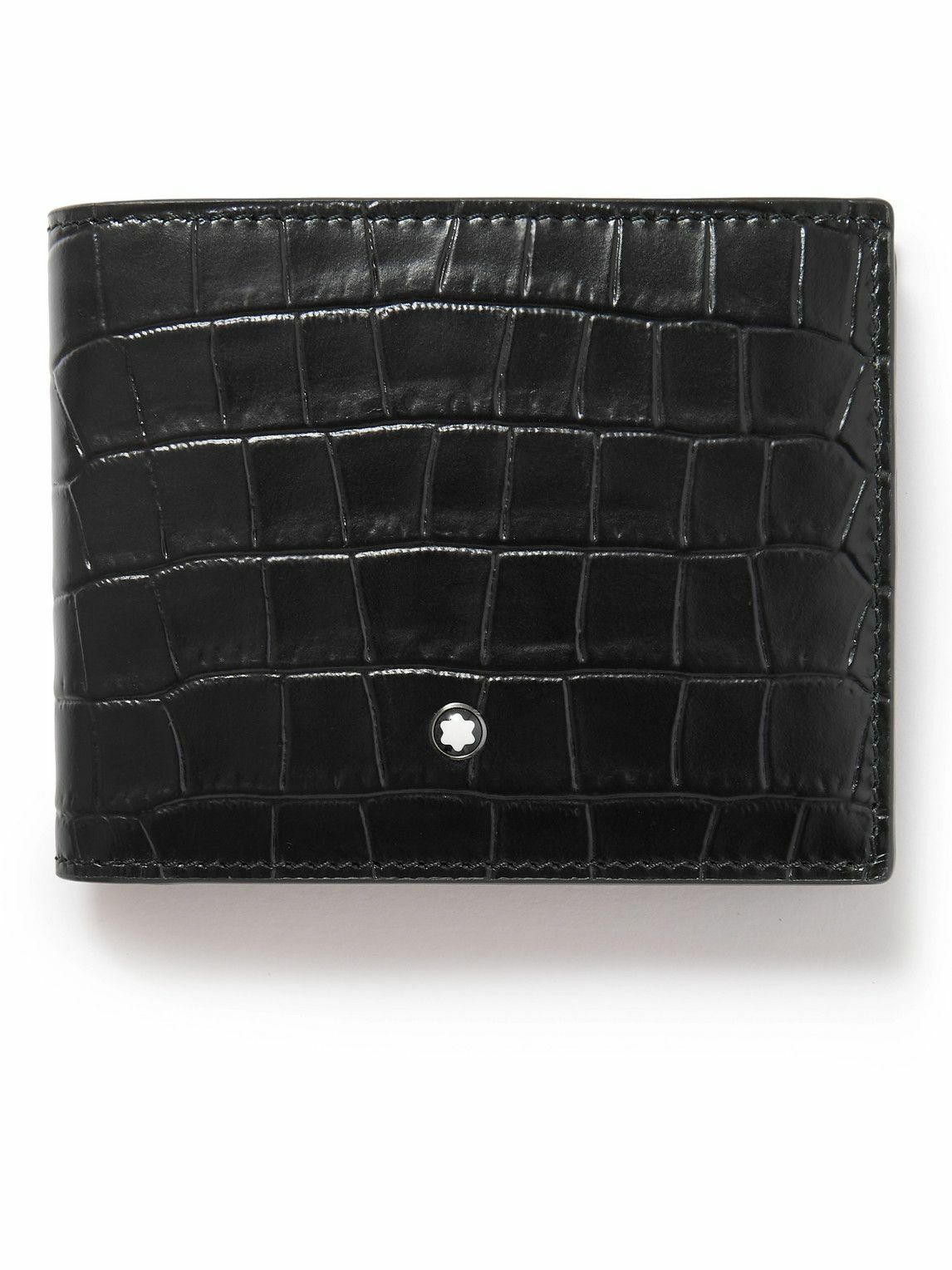 Montblanc Meisterstück Croc Effect Leather Billfold Wallet Montblanc