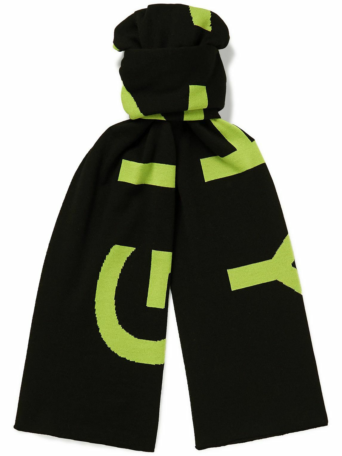 Givenchy Logo Jacquard Wool Scarf Givenchy