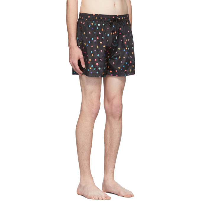 Paul Smith SSENSE Exclusive Black Polka Dot Swim Shorts Paul Smith