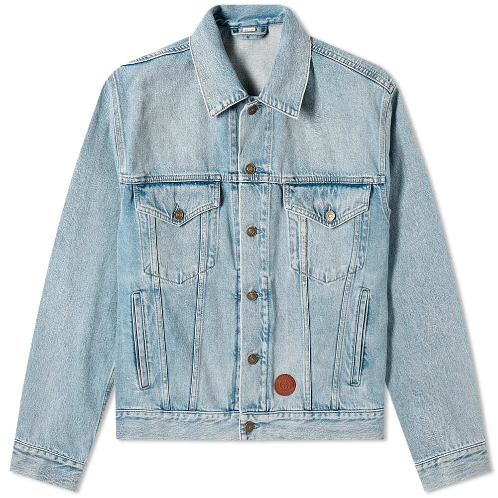 Gucci Patch Logo Denim Jacket Gucci