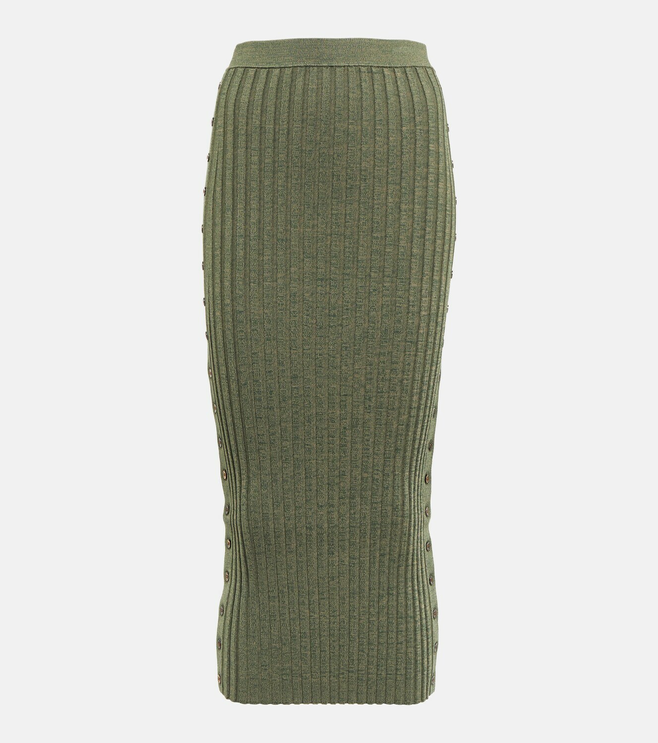 Simkhai Ashton Ribbed Knit Midi Skirt Simkhai