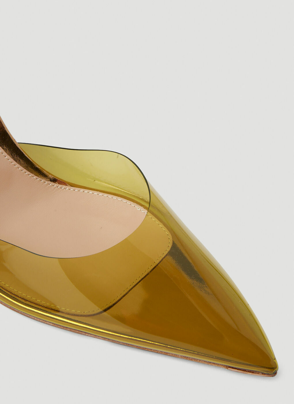 Ribbon D Orsay High Heels In Yellow Gianvito Rossi