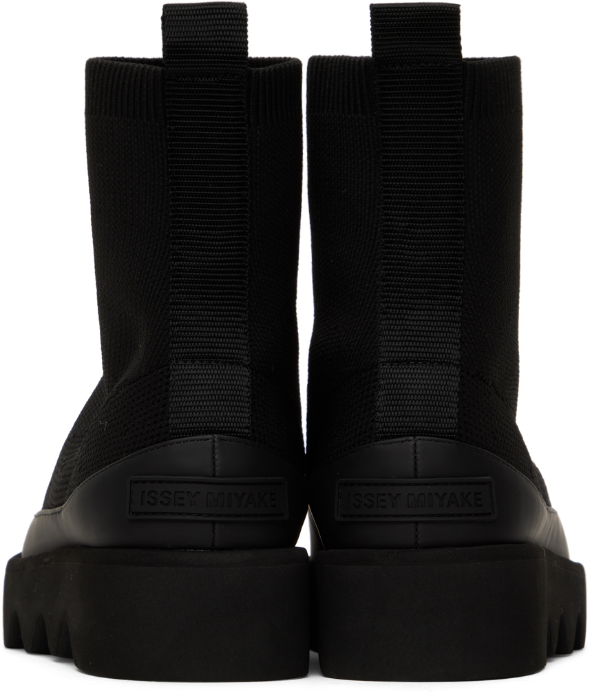 Issey Miyake Black United Nude Edition Bounce Fit Boots Issey Miyake Men