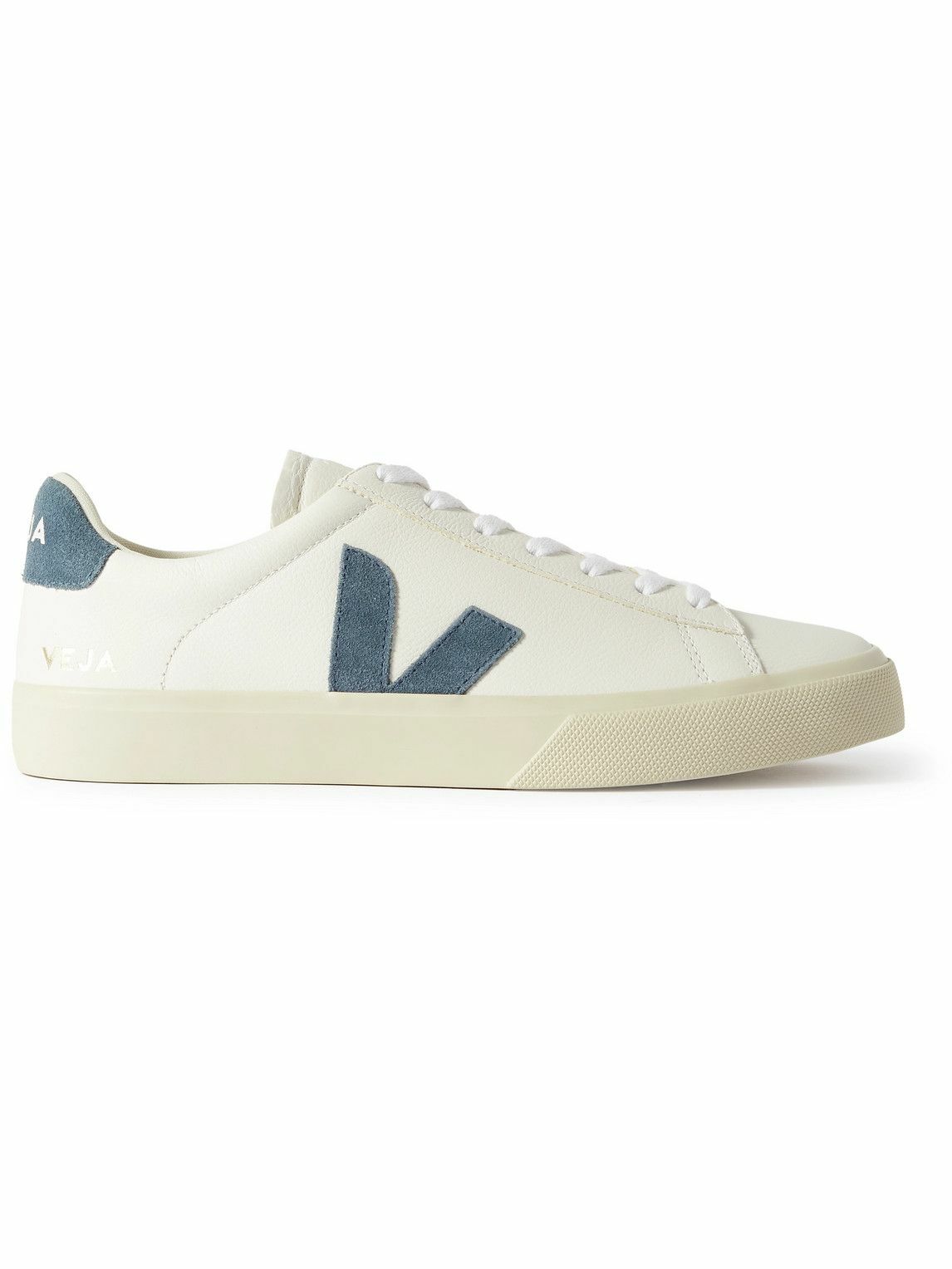 Veja Campo Suede Trimmed Leather Sneakers White VEJA