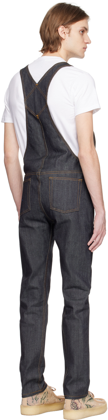 Naked Famous Denim Indigo Weird Guy Overalls Naked And Famous Denim