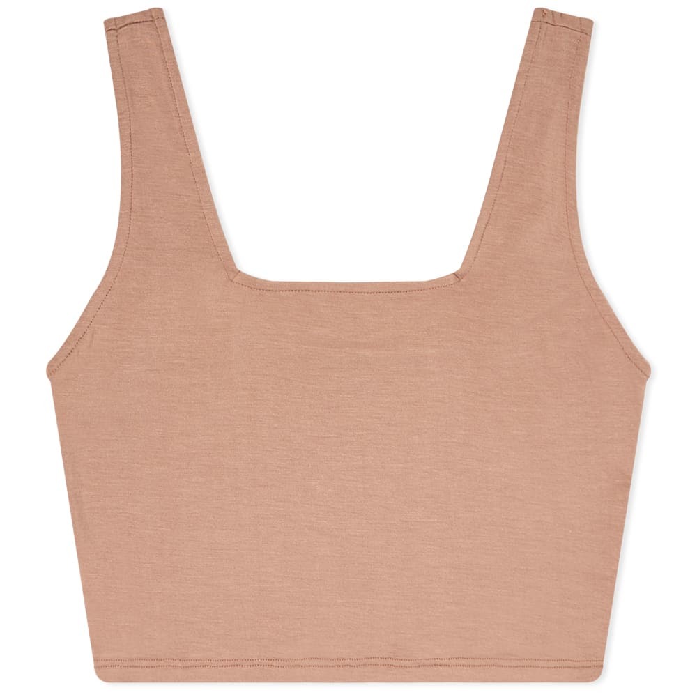 Joah Brown Square Neck Crop Tank Top Joah Brown