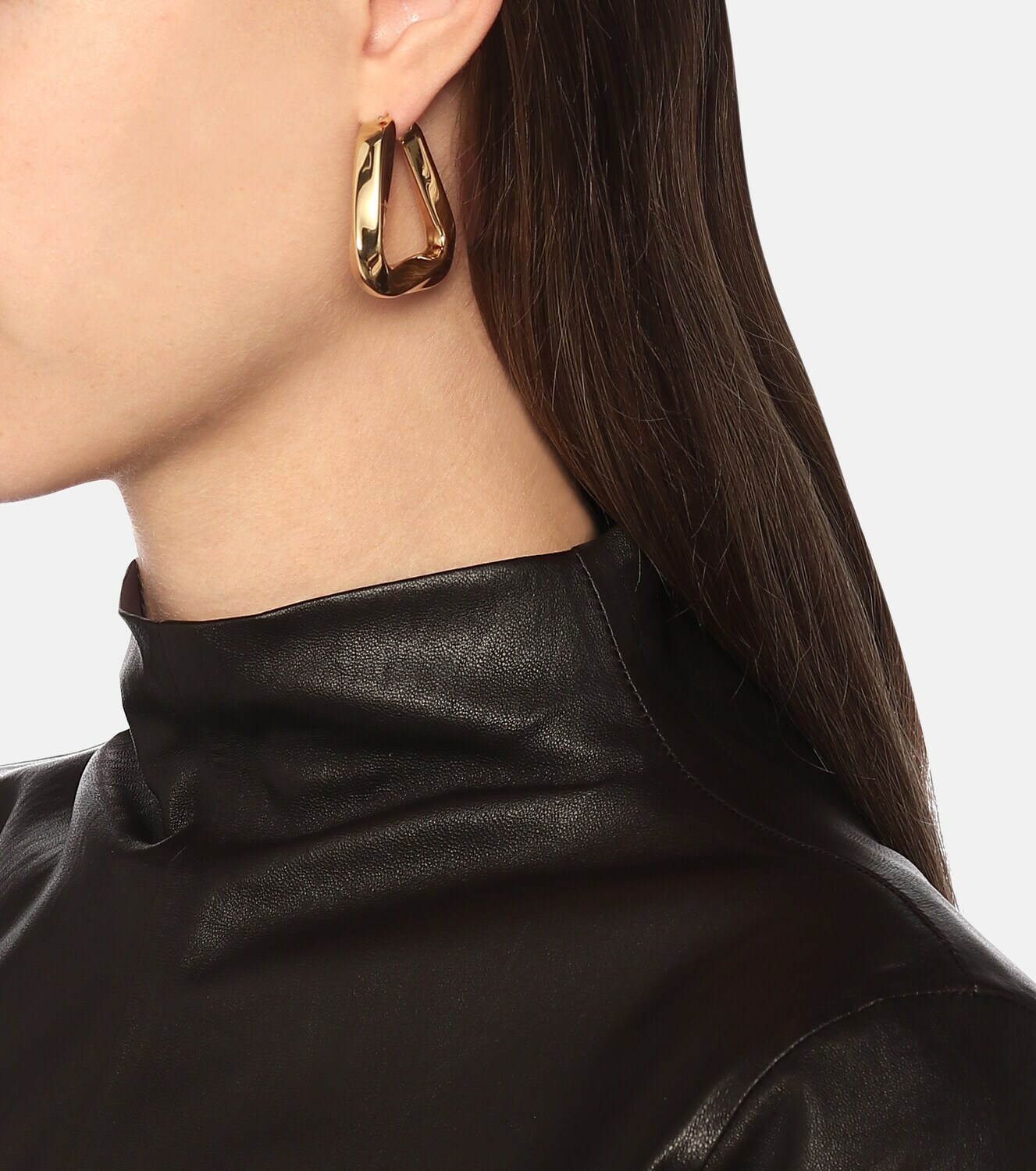 Bottega Veneta Large Hoop Earrings Bottega Veneta