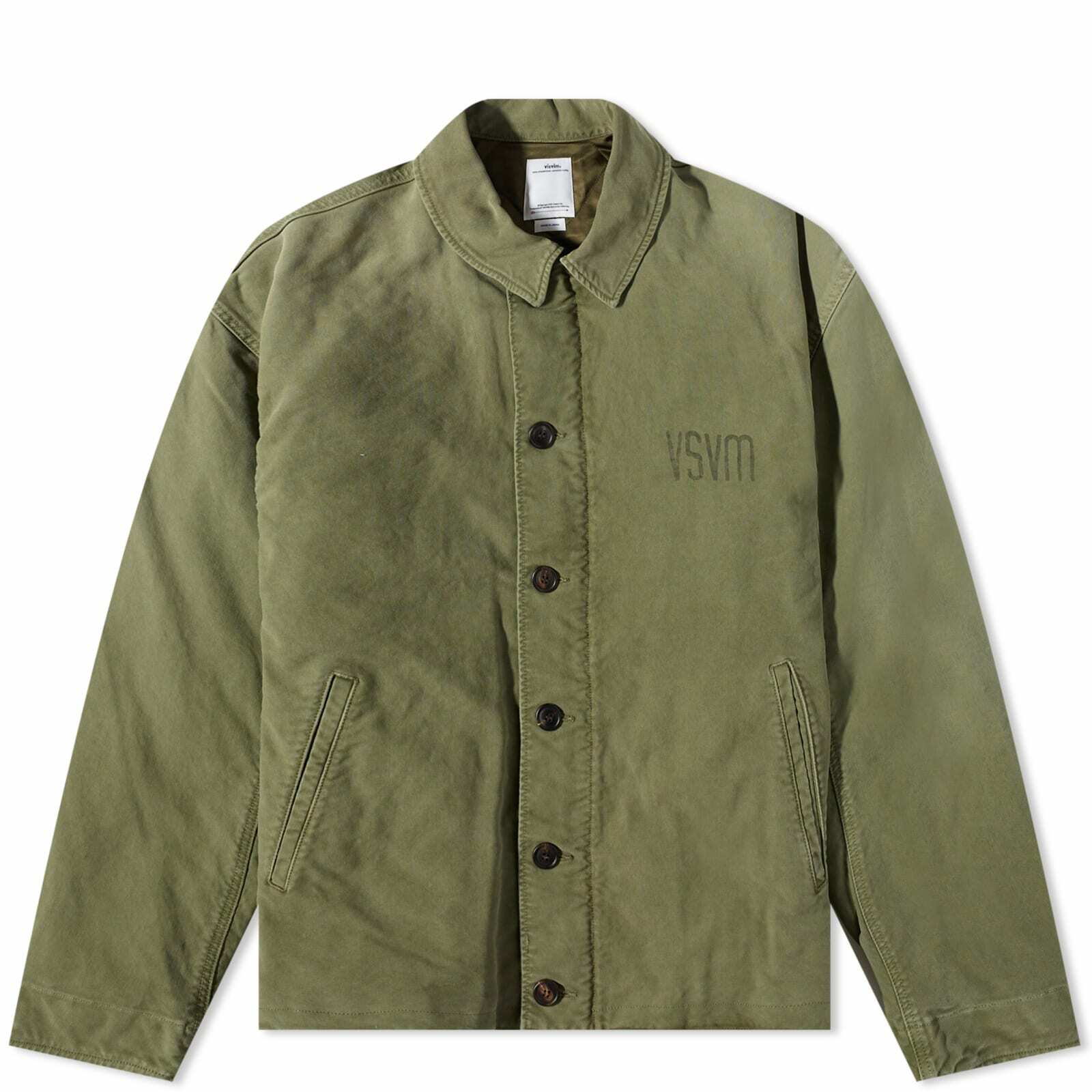 Visvim Men S Deckhand Jacket In Olive Visvim