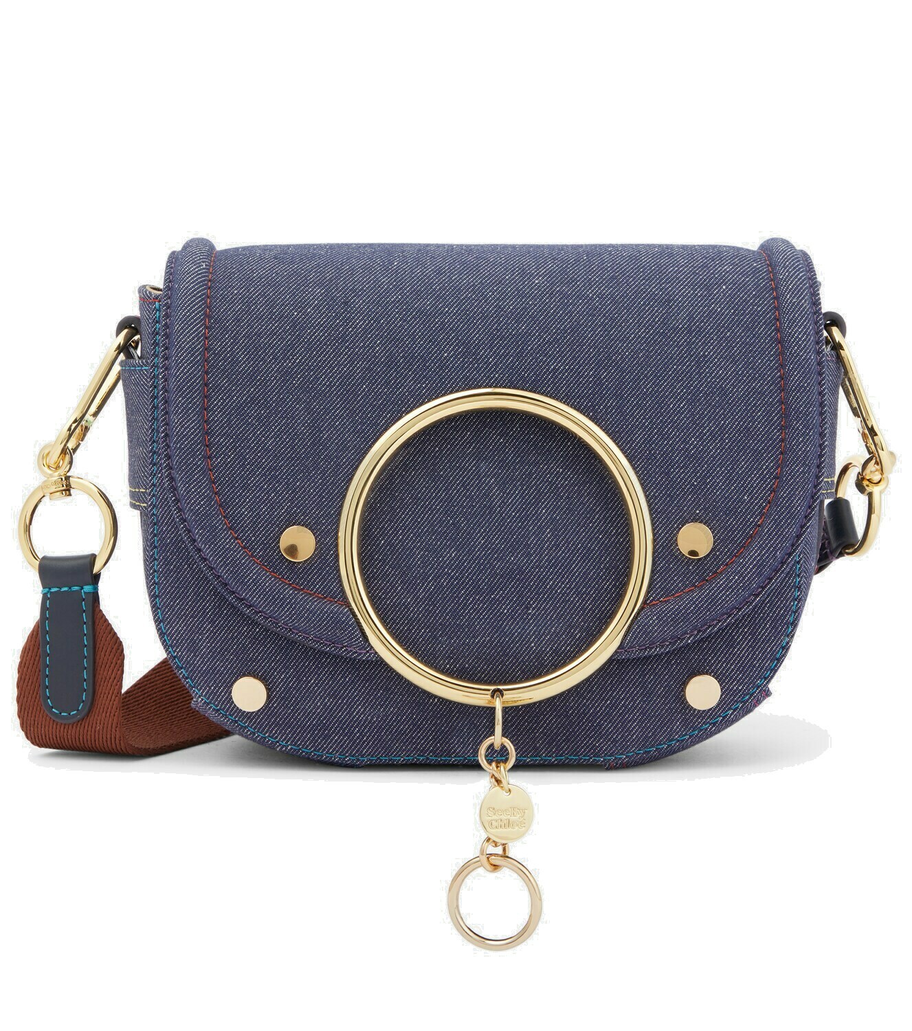 See By Chloe Joan Mini Denim Shoulder Bag See By Chloe