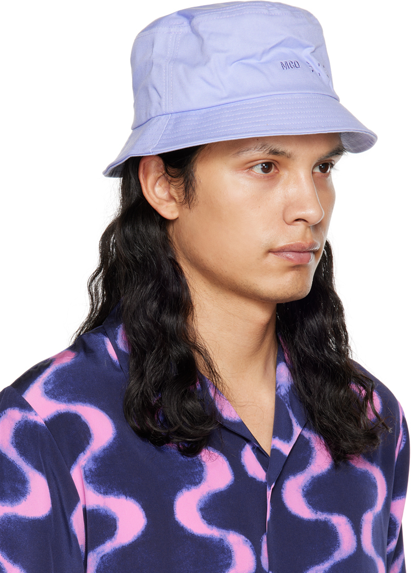 MCQ Blue IC0 Bucket Hat McQ Alexander McQueen