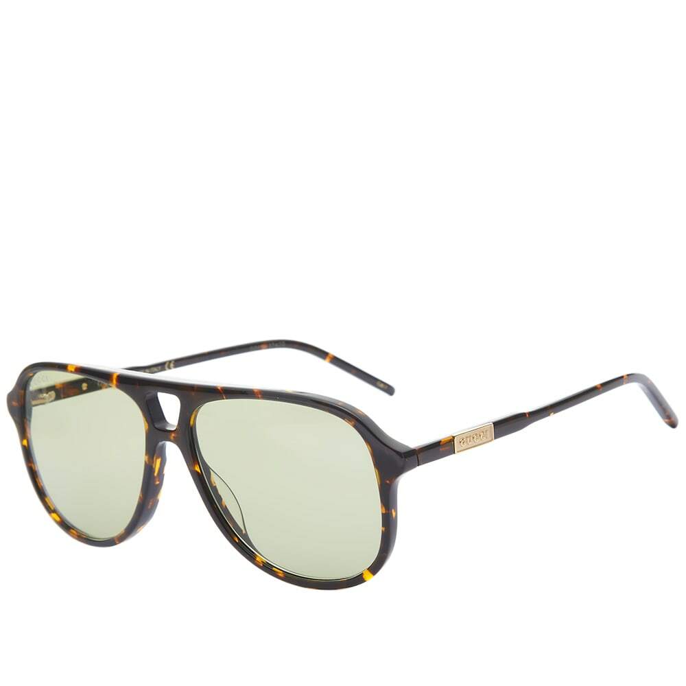 Gucci Men S Eyewear GG1156S Sunglasses In Havana Green Gucci