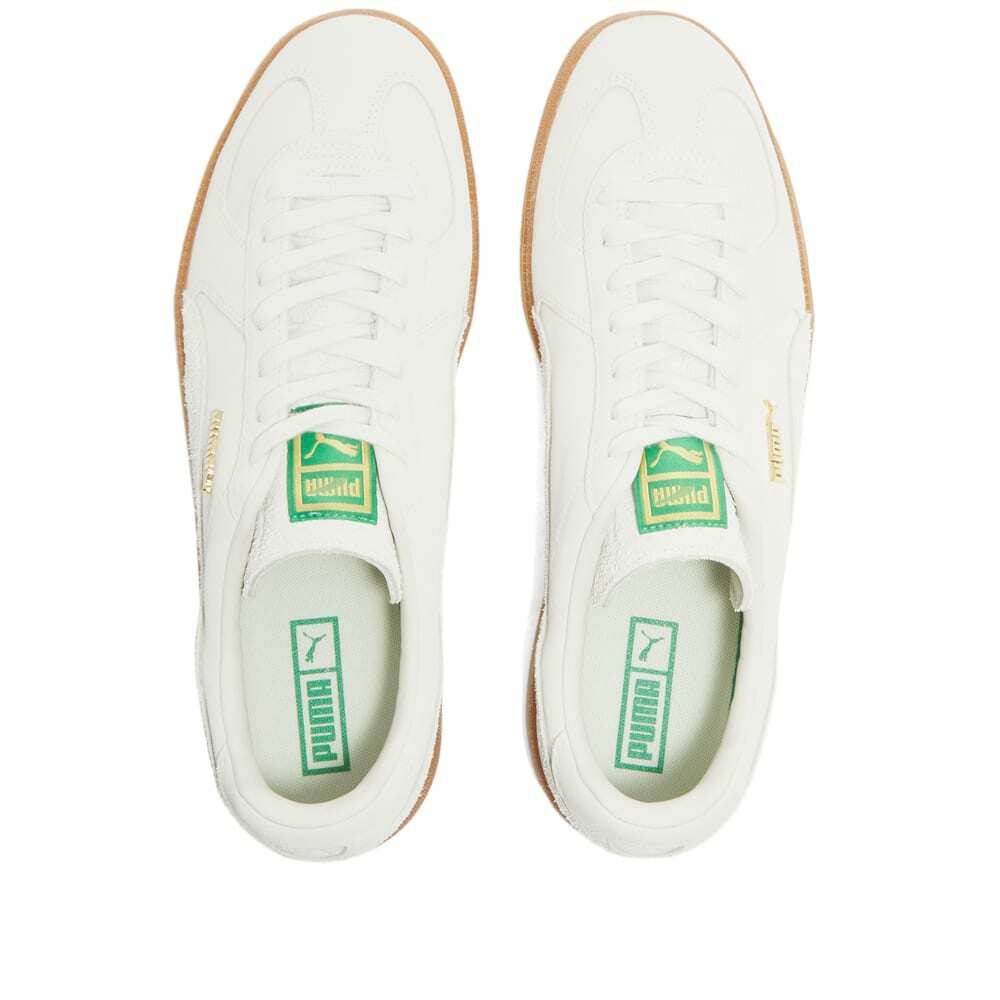 Puma Men S Army Trainer Premium Sneakers In Whisper White Gum Puma