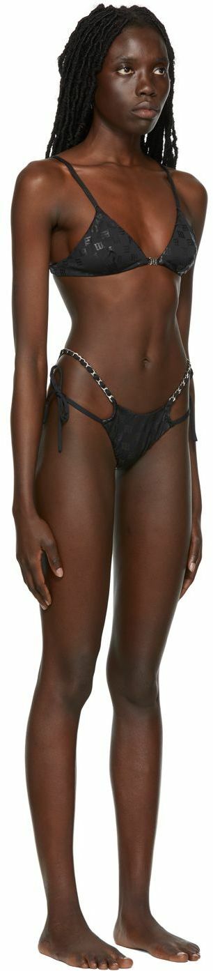 Misbhv Black Chain Monogram Bikini Misbhv