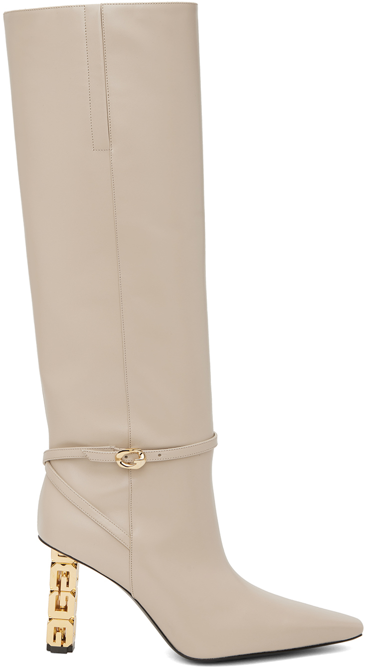 Givenchy Beige G Cube Boots Givenchy