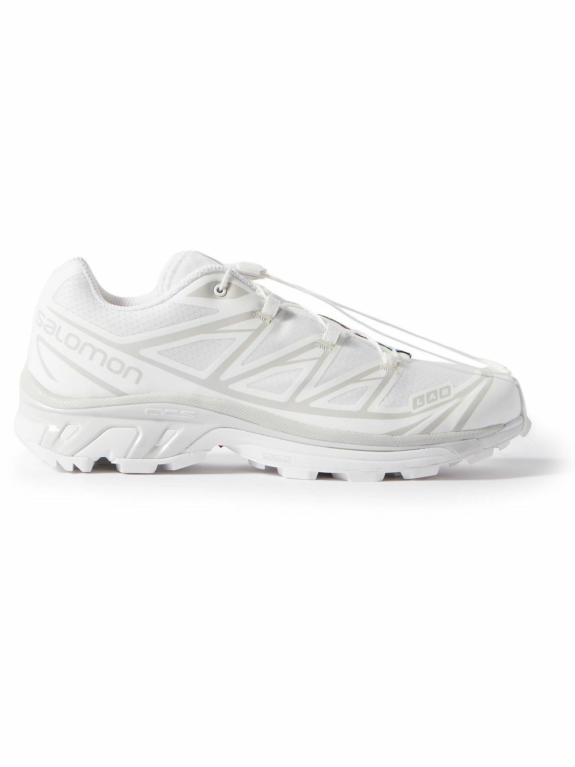 Salomon XT 6 Advanced Rubber Trimmed Mesh Sneakers White Salomon