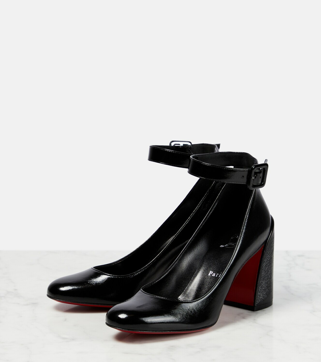 Christian Louboutin So Sab 85 Patent Leather Pumps Christian Louboutin