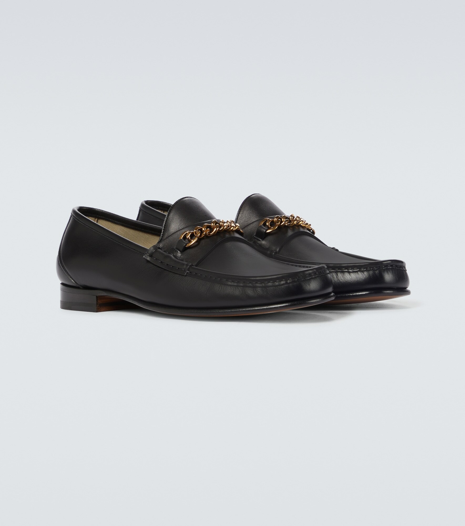 Tom Ford Leather York Chain Loafers TOM FORD