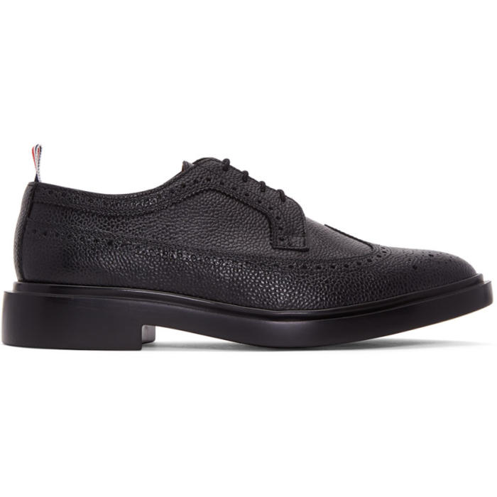 Thom Browne Black Classic Longwing Brogues Thom Browne