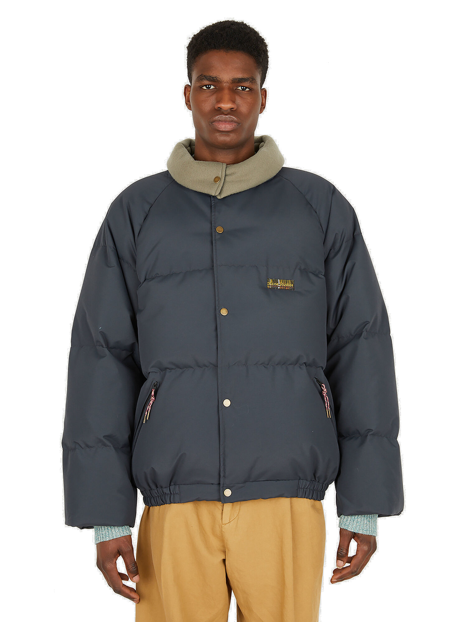 Photo: Down Puffer Jacket in Blue