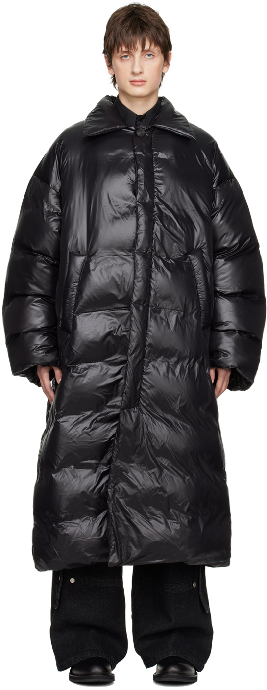 EGONlab Black Shiny Puffer Jacket