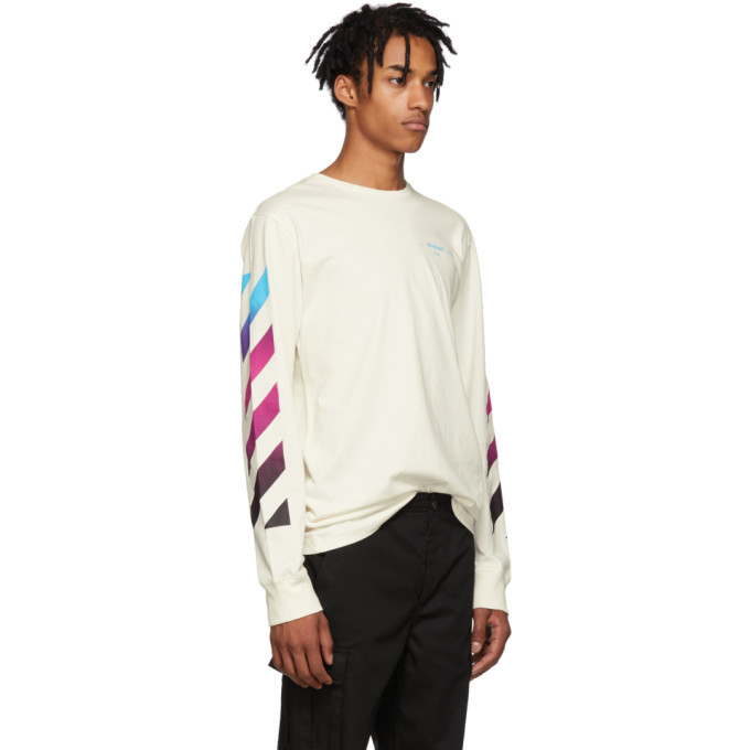 off white diagonal long sleeve