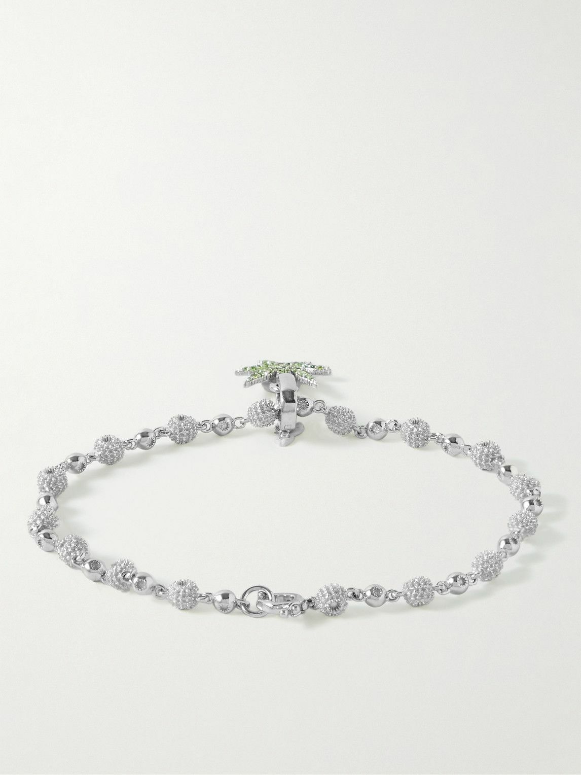 POLITE WORLDWIDE® SilverTone Crystal Pendant Bracelet