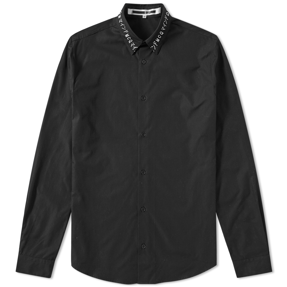 McQ by Alexander McQueen Embroidered Collar Shirt Alexander McQueen