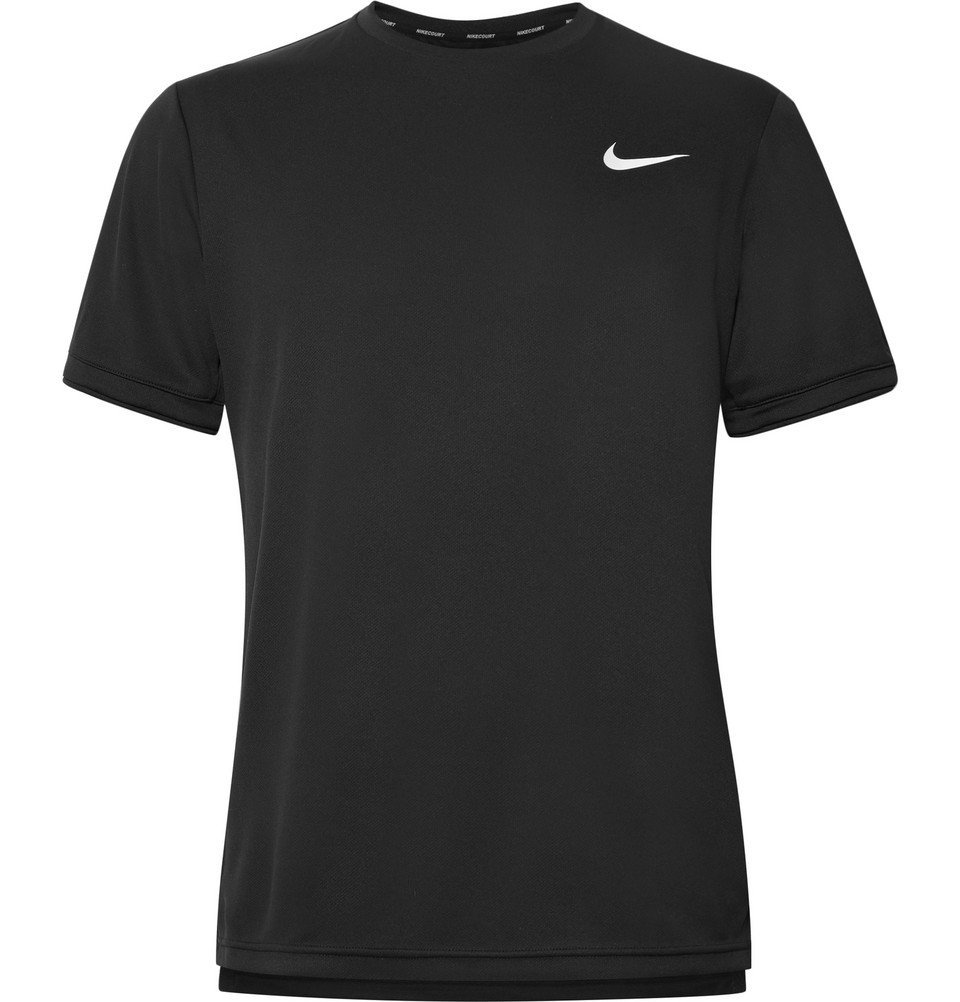 Nike Tennis - NikeCourt Dri-FIT Tennis T-Shirt - Men - Black Nike Tennis