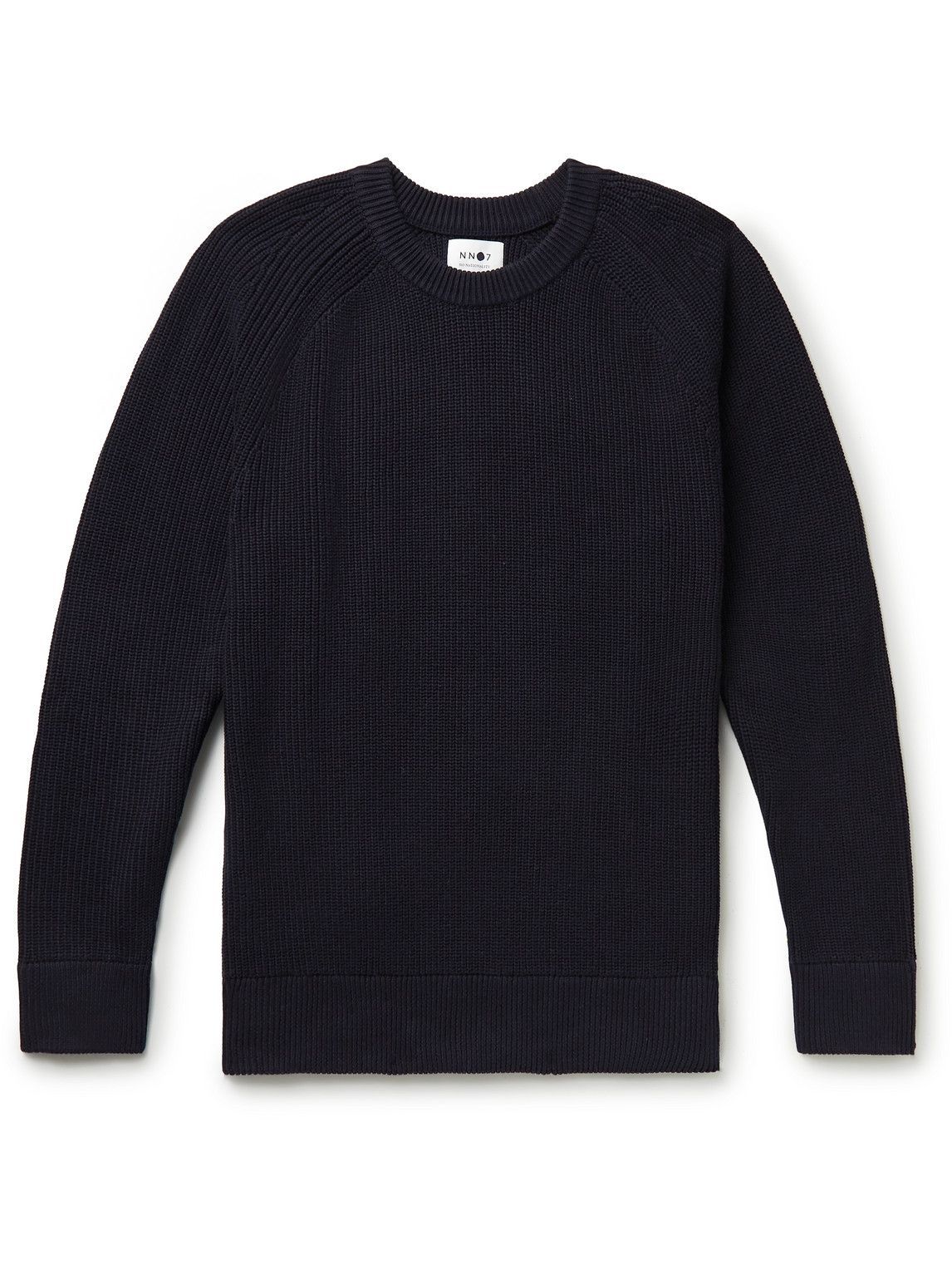 NN07 - Jacobo Ribbed Cotton Sweater - Blue NN07