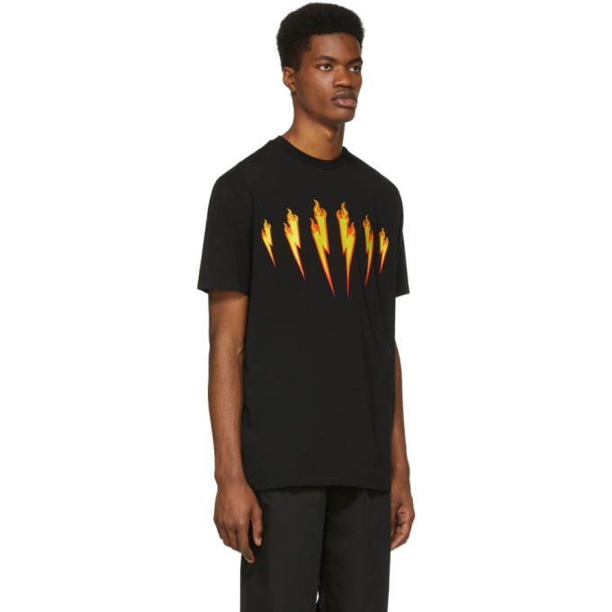 neil barrett fire bolt t shirt