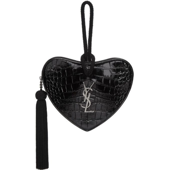 ysl heart clutch