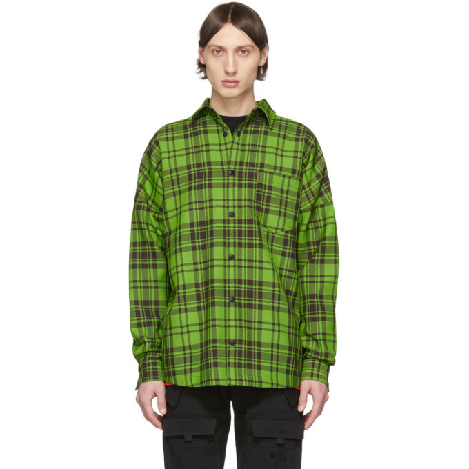 palm angels green shirt