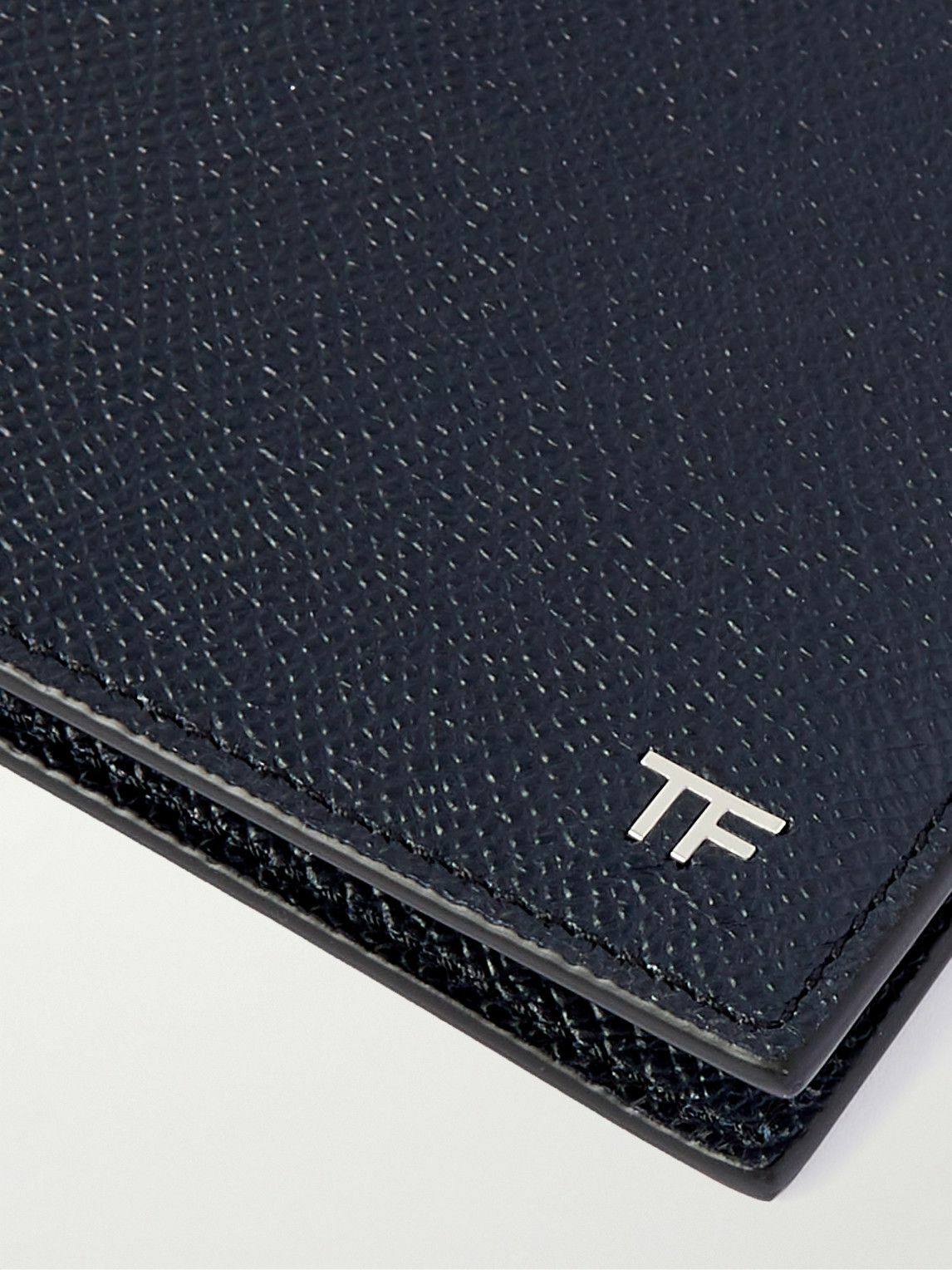 TOM FORD - Textured-Leather Bifold Wallet with Money Clip TOM FORD