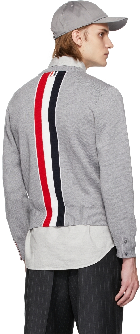 Thom Browne Grey Merino Milano Stitch 