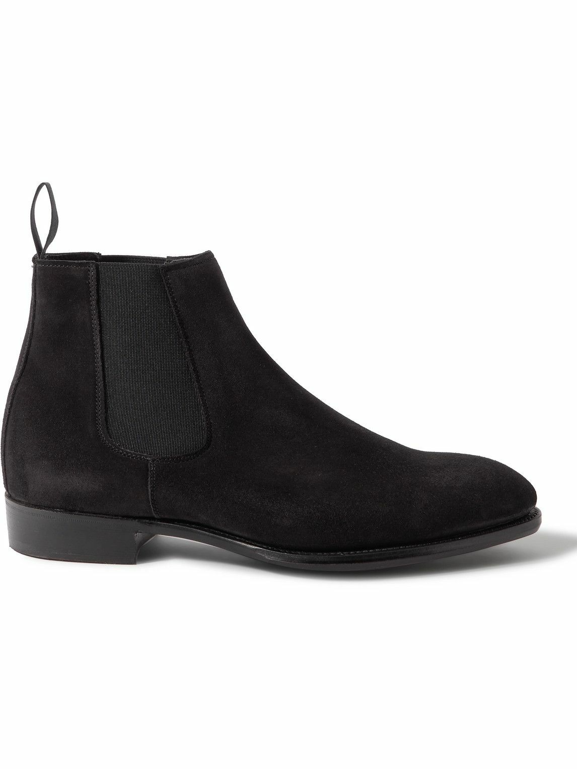 George Cleverley - Jason Suede Chelsea Boots - Black George Cleverley