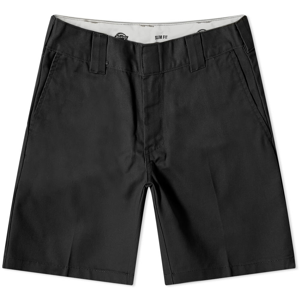 Dickies Men's Slim Fit Short in Black Dickies Construct