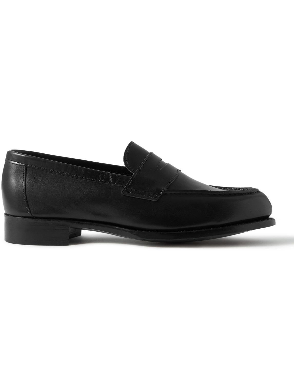 George Cleverley - Cannes Leather Penny Loafers - Black George Cleverley