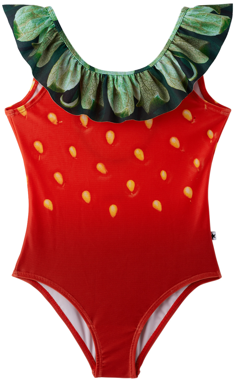 Molo Kids Red Nika Swimsuit Molo