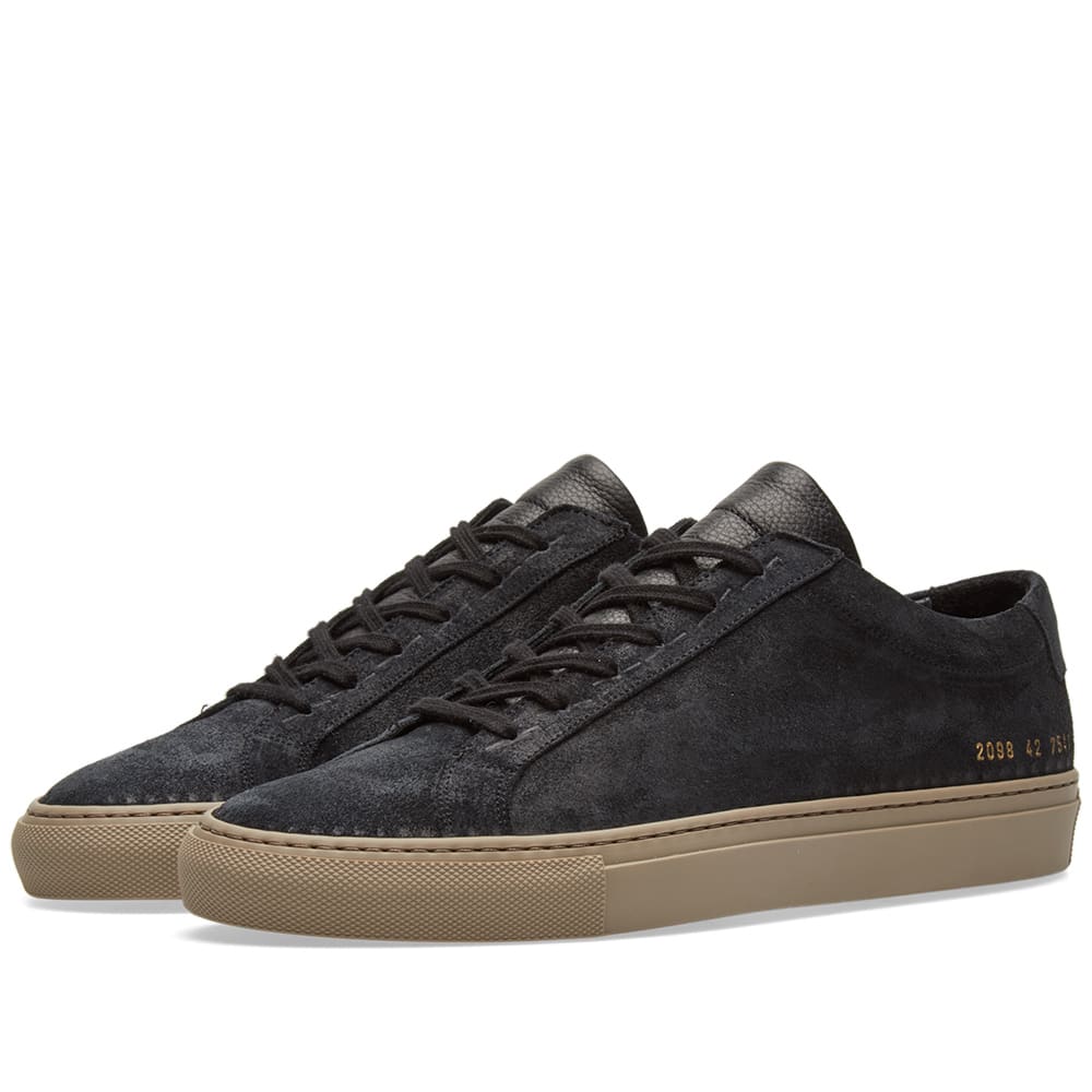 common projects waxed suede