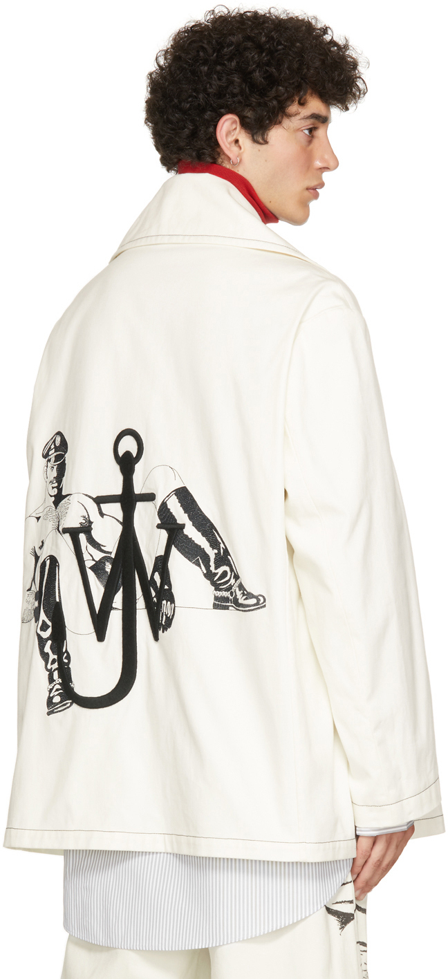 off white peacoat