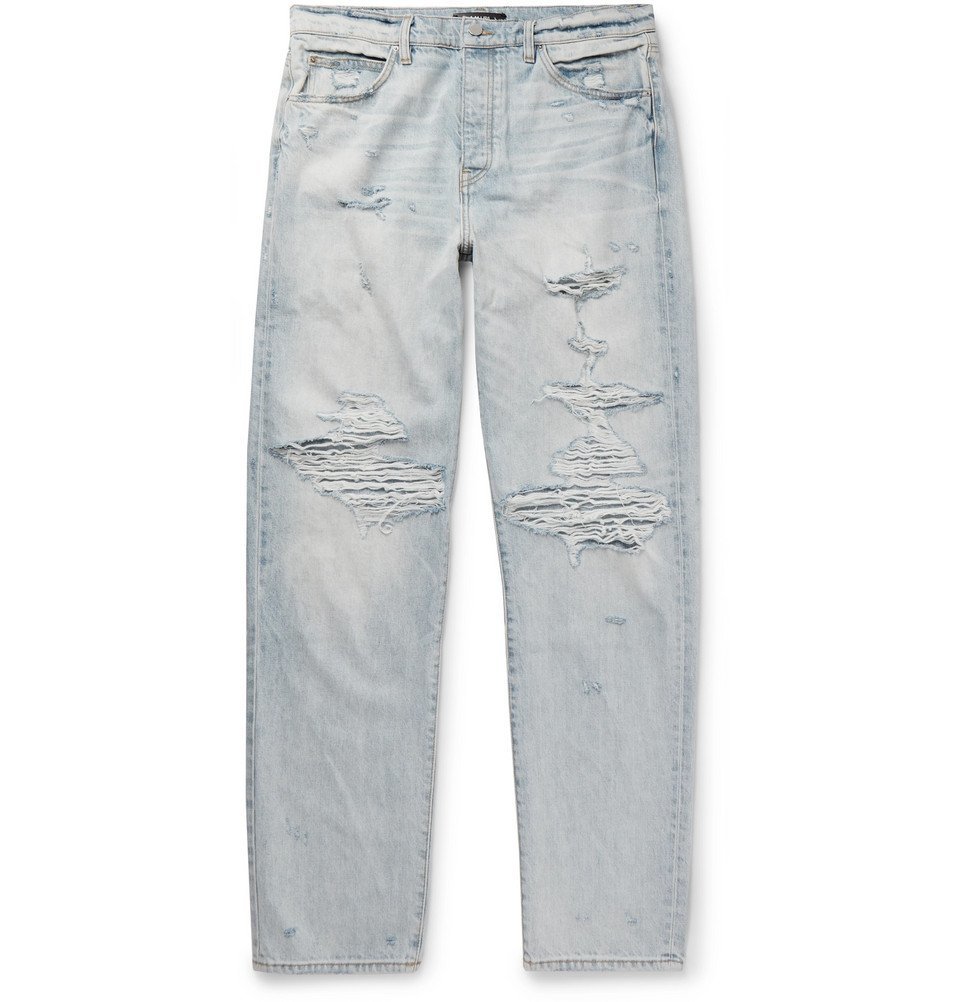 amiri distressed jeans