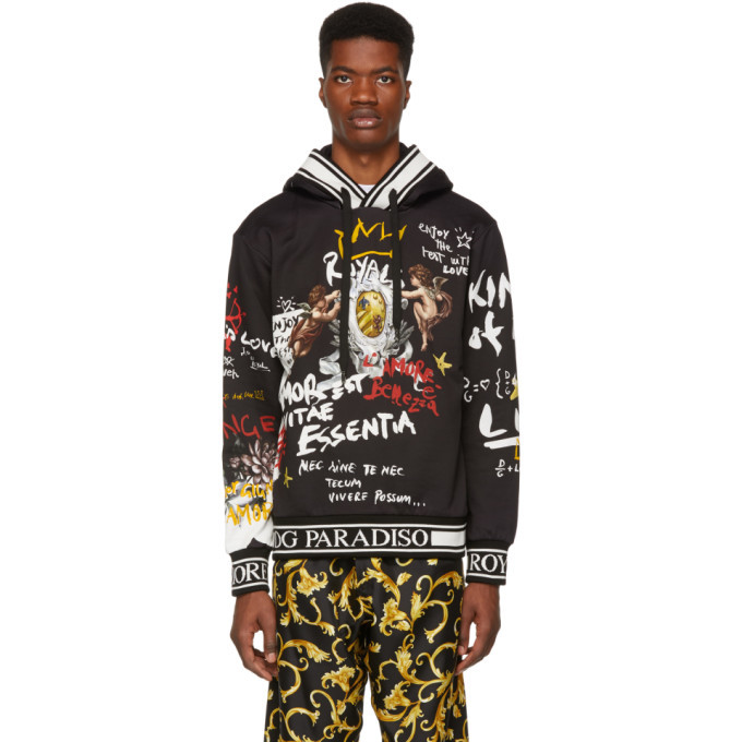Dolce and Gabbana Multicolor Royals Hoodie Dolce & Gabbana