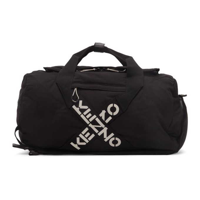 Kenzo Black Sport Big X Duffle Bag Kenzo