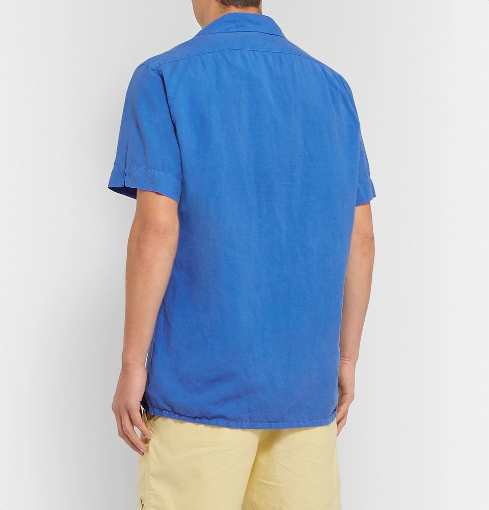 Polo Ralph Lauren - Camp-Collar Linen, Tencel and Cotton-Blend Shirt ...