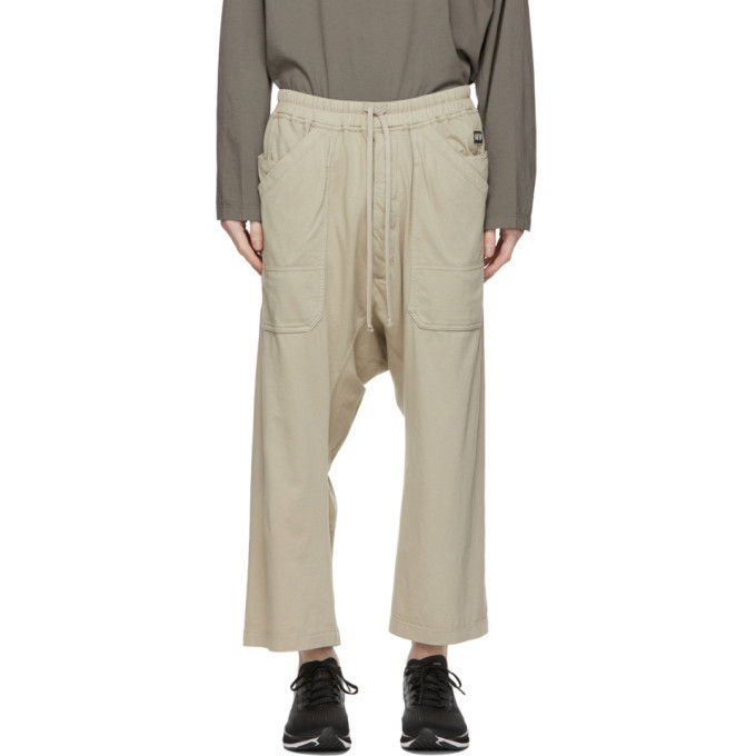 rick owens khaki cargo pants