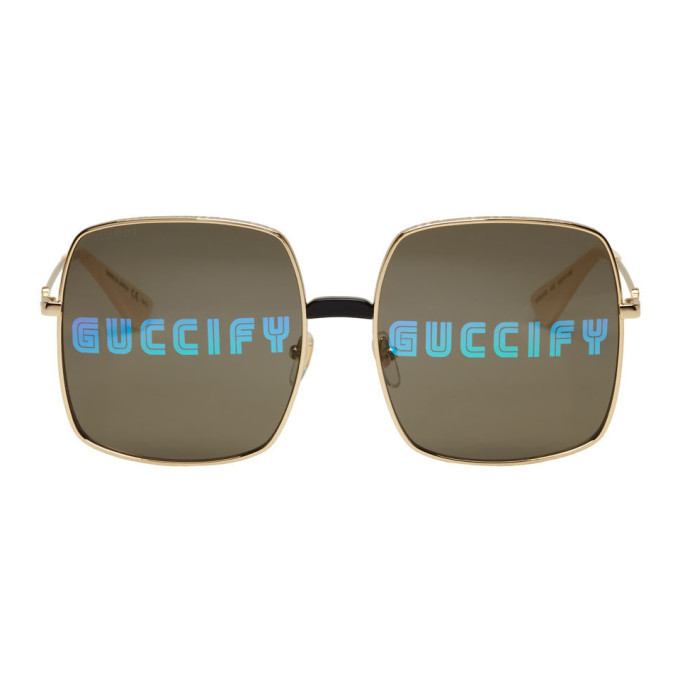 oversized rectangular sunglasses