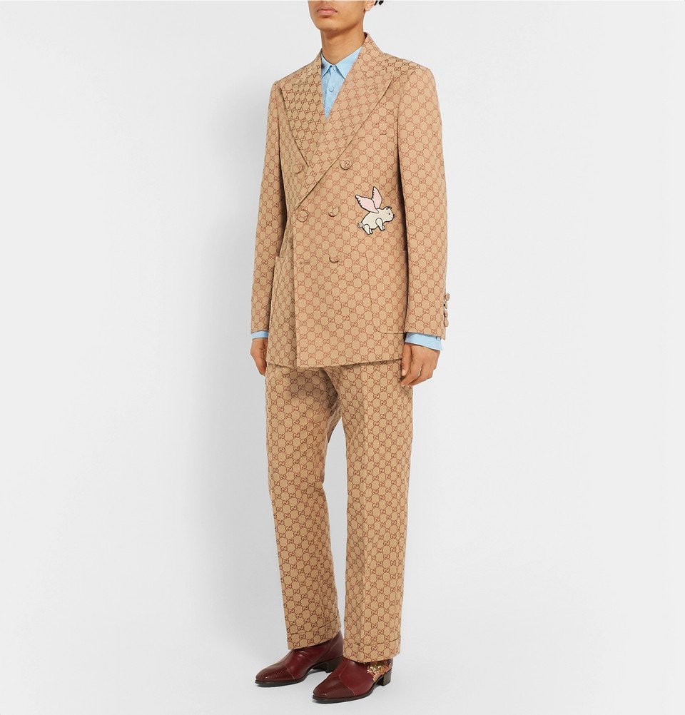 gucci suit trousers